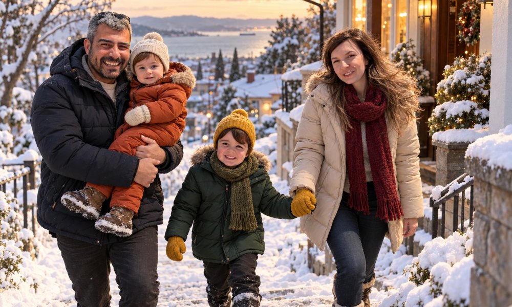 GÖKALP, KARLI BİR SABAHA UYANIYOR